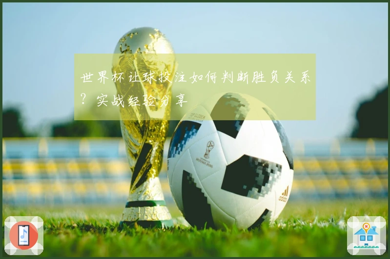 世界杯让球投注如何判断胜负关系？实战经验分享